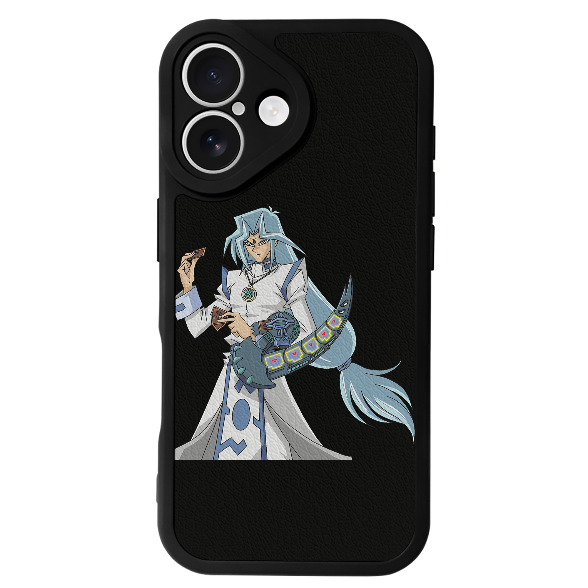 遊☆戯☆王 Yu-Gi-Oh! 【iPhone 16シリーズ対応】シリコンスマホケース（レザー調） 材質：シリコン
